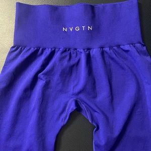 NVGTN seamless leggings in cobalt blue size M